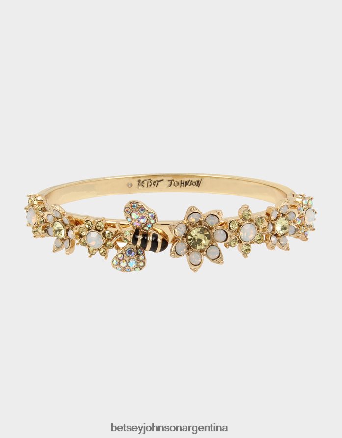 Betsey Johnson mujer brazalete de abeja amarillo joyas DTLJP8341