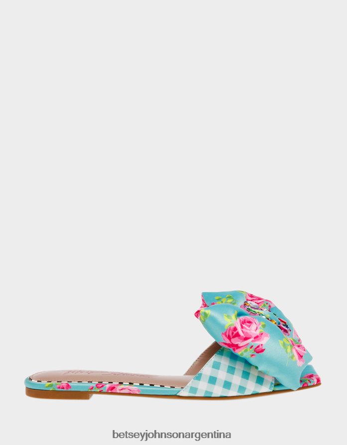 Betsey Johnson mujer daisyy-g multi azul zapatos DTLJP8121